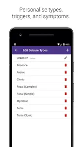 Simple Seizure Diary screenshot 6