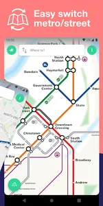 Boston T Map & Routing screenshot 1