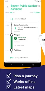 Boston T Map & Routing screenshot 2