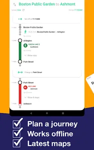 Boston T Map & Routing screenshot 8