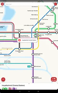Hamburg Metro U & S Bahn Route screenshot 11