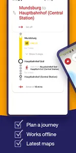 Hamburg Metro U & S Bahn Route screenshot 2