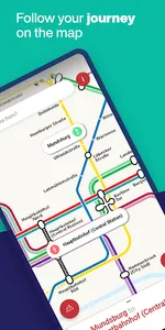 Hamburg Metro U & S Bahn Route screenshot 3