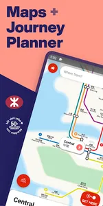 Hong Kong Metro Map & Routing screenshot 0