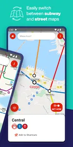 Hong Kong Metro Map & Routing screenshot 1