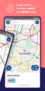 Madrid Metro Map & Route Plan screenshot 1