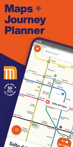 Mexico City Metro Map & Route screenshot 0