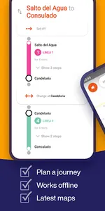 Mexico City Metro Map & Route screenshot 2