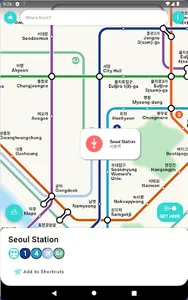 Seoul Metro Subway Map screenshot 11