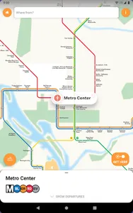 Washington DC Metro Route Map screenshot 11