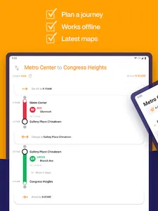 Washington DC Metro Route Map screenshot 14