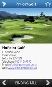 MyPinPoint Golfer screenshot 1