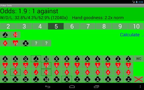 Poker Odds screenshot 4
