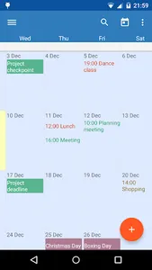 Touch Calendar F screenshot 1