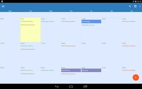 Touch Calendar F screenshot 9