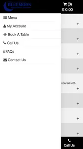 Bluemoon Restaurant & Takeaway screenshot 1