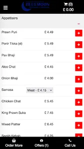 Bluemoon Restaurant & Takeaway screenshot 2