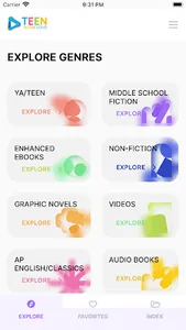 TeenBookCloud screenshot 1