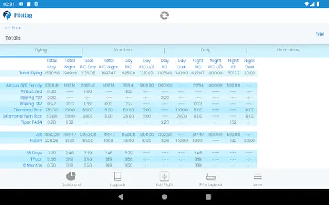 PilotLog screenshot 9