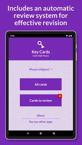 Key Cards GCSE AQA Physics screenshot 14