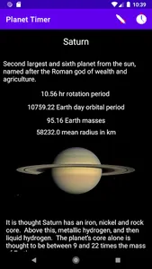 Planet Timer screenshot 1