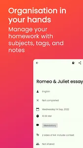 Simpliplan: homework planner screenshot 2