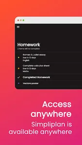 Simpliplan: homework planner screenshot 7