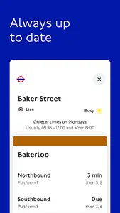 TfL Go: Live Tube, Bus & Rail screenshot 13