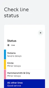 TfL Go: Live Tube, Bus & Rail screenshot 16