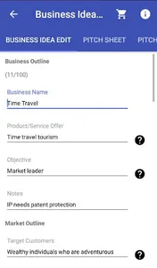 Business Ideas - Plan & Pitch screenshot 1