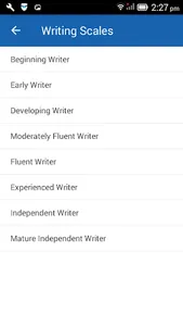 CLPE Reading & Writing Scales screenshot 3