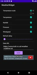 Naturist Foundation Weather Wi screenshot 0