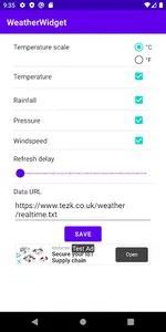 Naturist Foundation Weather Wi screenshot 1