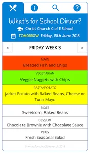 What's for School Dinner? screenshot 2