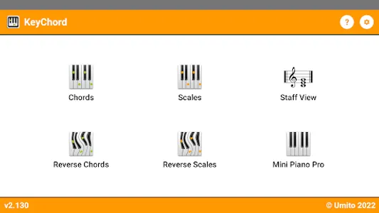 KeyChord - Piano Chords/Scales screenshot 0