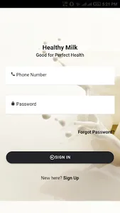 Healthy Milk App screenshot 0
