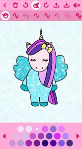 Unicorn Coloring Book screenshot 19