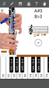 3D Clarinet Fingering Chart screenshot 4