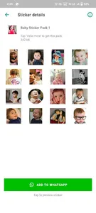 Stickers:Cute Babies WAsticker screenshot 0