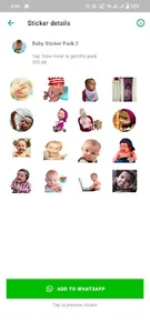 Stickers:Cute Babies WAsticker screenshot 1