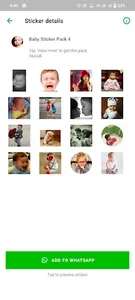 Stickers:Cute Babies WAsticker screenshot 3