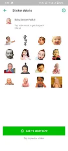 Stickers:Cute Babies WAsticker screenshot 4