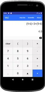 Yet Another Calculator, with H screenshot 0