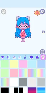 Cute idol avatar maker screenshot 1