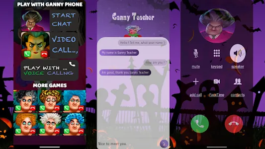 Scary Granny Calling - Fake vi screenshot 0