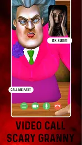 Scary Granny Calling - Fake vi screenshot 2