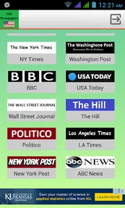 US Newspapers screenshot 1