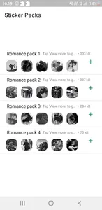 Romantic Stickers for WA screenshot 0