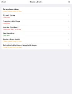Lane Libraries OR screenshot 16