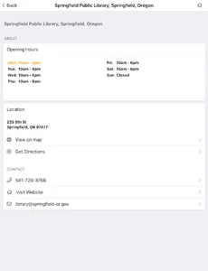 Lane Libraries OR screenshot 17